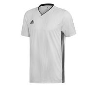 adidas Maillot Manche Courte pour Enfant, Taille 9-10A, Blanc/Noir