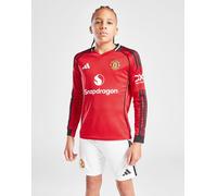 adidas Maillot manches longues domicile Manchester United 25/26 Junior - Rouge 15-16Y