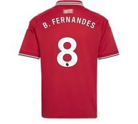 adidas Man. United Thuis Shirt B. Fernandes 8 Kids Rouge/Blanc 152