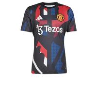 adidas Manchester United 24/25 T-Shirt pré-Match en Jersey pour Homme, Noir/boué/Blanc/técobu, L