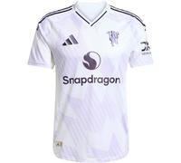 Adidas Manchester United Away Authentic Shirt 2025 2026 Adults Blanc S Male