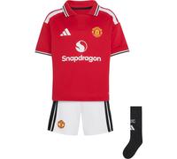 Adidas Manchester United 26/27 Home Short Sleeve Junior Set Rouge 5-6 Years Enfants
