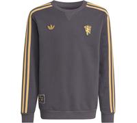 Adidas Manchester United Icons Crew Sweater Juniors Noir 7-8 ans Male