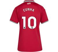 adidas Manchester United Thuis Shirt Cunha Dames Rouge/Blanc XS