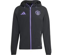 Adidas Manchester United Travel Jacket 2025 2026 Mens Noir/Violet L Male