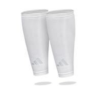 adidas Aeroready Manchons de compression pour mollets, légers et anti-humidité, blanc, small/medium