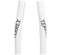 Adidas - Manchons de compression de trail/running - TRX TRL Arm Sleeves White Black - Taille L - Noir Noir L