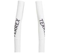 Adidas - Manchons de compression de trail/running - TRX TRL Arm Sleeves White Black - Taille M - Noir Noir M