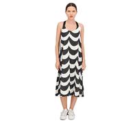 Adidas Marimekko Robe Débardeur Dos Nageur Midi Noir Blanc Taille 38 M