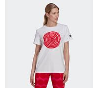 Adidas Marimekko T-Shirt Circle Designer Points Sport & Loisirs Blanc Rouge M