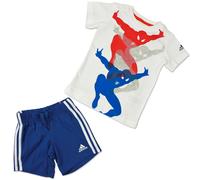 Adidas Marvel Baby Spiderman Ensemble Combo T-Shirt Cols Courts 74 Multicolore