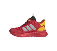 Adidas Marvel X_PLR Path Elastic Lace & Strap Basket, Iron Man Pure Ruby Clear Aqua Bold Gold, 31 EU