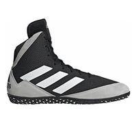 adidas Mat Wizard 5 Wrestling Shoes (Black/Grey/White, 10)