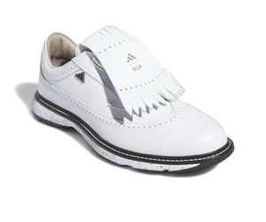 adidas Mc87 Boa Chaussures de golf pour homme, Chaussure Blanc/Fer Métallique/Core Noir, 8.5