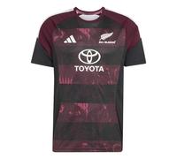 adidas men all blacks performance tee for south africa tour burgundy l