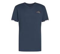 adidas men climacool + tennis freelift tee pro blue xs