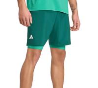 adidas Men Fall Club 2in1 Short Green XL