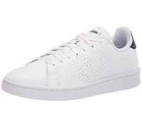 adidas Men's Advantage Racquetball Shoe, White/Cloud White/Ink, 12.5