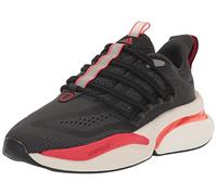 adidas Men's Alphaboost V1 Sneaker, Carbon/Bright Red/Grey, 12