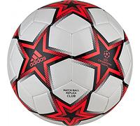 adidas Mens Ball (Machine-Stitched) UCL CLB PS, White/Black/Solred, GT7789, 4 EU