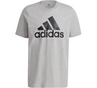 Adidas Men's Big Logo Short-Sleeve Performance Gym Top Gris/Noir S Male