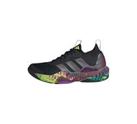 adidas Men's Chaussure x Jeremy Scott Rapidmove ADV 2, Core Black/Aurora Met. / Acid Yellow, 42 2/3