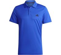adidas Homme Train Essentials Training Polo Shirt, Lucid Blue/Black, XL