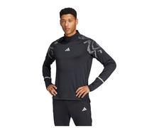 adidas Men's Haut Demi-Zip réfléchissant Ultimate Hi Vis, Black, S