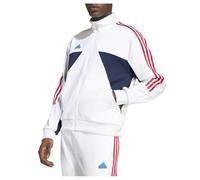 adidas Men's House of Tiro Nations Pack Track Jacket, White/Team Collegiate Red/True Blue/Collegiate Navy