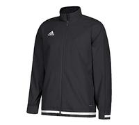 adidas Mens Jacket T19 WOV JKT M, Black/White, DW6876, L EU