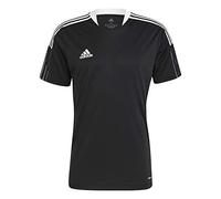 adidas Mens Jersey (Short Sleeve) Tiro 21 Training Jersey, Black, GM7586, Size S