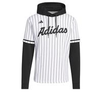 adidas Men's Maillot à Capuche Dugout Pinstripe