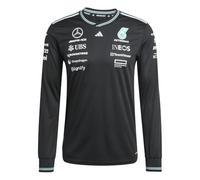adidas Men's Maillot Pilote Manches Longues Authentique Mercedes - AMG Petronas Formula One Team, Black/White, L