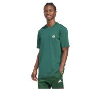 adidas Men's Mini T-Shirt Graphique à Pizza, Collegiate Green, S