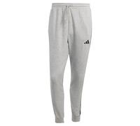 adidas Men's Pantalon French Terry 3 Bandes Essentials, Medium Grey Heather/Black, L Short