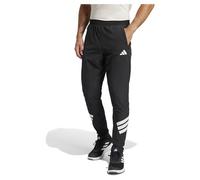 adidas Men's Pantalon Toile 3 Bandes Icon, Black/White, M