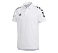 adidas Mens Polo Shirt (Short Sleeve) Condivo 20 Polo Shirt, White/Black, EA2517, Size S
