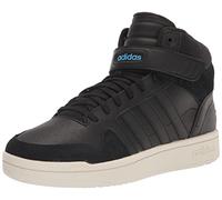 adidas Men's Postmove Mid Basketball Shoe, Black/Black/Pulse Blue, 8.5
