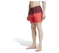 adidas Men's Short de Bain Colorblock CLX, Shadow Red/Semi Lucid Red, XL