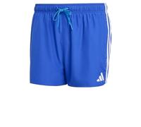adidas Men's Short de Natation à 3 Bandes 20,3 cm, Semi Lucid Blue/White, XL