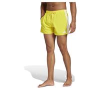 adidas Men's Short de Natation à 3 Bandes 20,3 cm, Yellow/White, M
