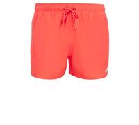 adidas Men's Short de Natation à 3 Bandes 20,3 cm, Semi Lucid Red/White, L