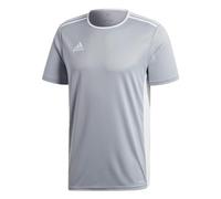 adidas Men's Soccer Entrada 18 Jersey, Light Grey/White, Large