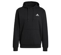 adidas Men's Standard Essentials Fleece Hoodie, Black/White, XX-Large