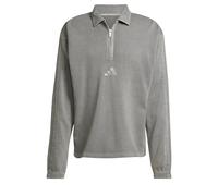 adidas Men's Sweat-Shirt Demi-Zip délavé en Tissu éponge All SZN, Black, 2XL