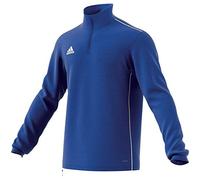 adidas Mens Sweatshirt (Long Sleeve) Core 18 Training Top, Boblue/White, CV3998, Size M