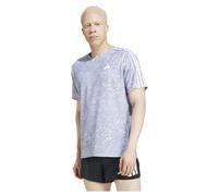 adidas Men's T-Shirt 3 Bandes Own The Run Climacool, Dash Grey/Violet Tone, S