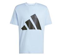 Adidas Essentials Big Logo Short Sleeve T-shirt Bleu M / Regular Homme