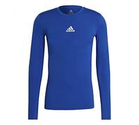 adidas Mens T-Shirt (Long Sleeve) Compression Long-Sleeve Top, Royblu, GU7335, Size M