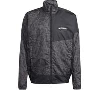 Adidas Men's Terrex Trail Water-Resistant Wind Performance Running Jacket Charbon/Noir XS Male